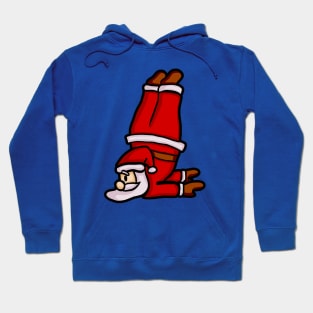 Santa Claus Doing Yoga Hoodie